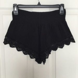 Forever21 Black Lace Shorts